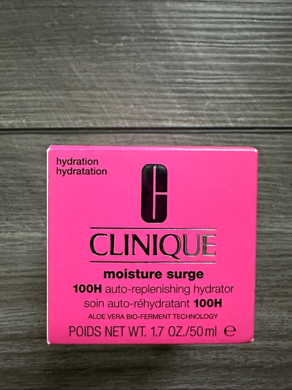 Clinique Moisture Surge 100H Hydrator  Breast Cancer Bright Pink Container